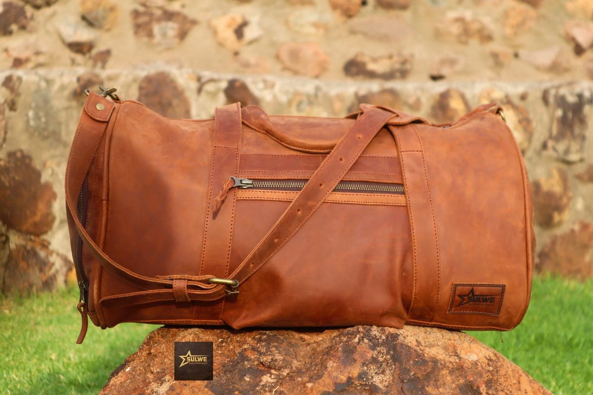 Enkiteng Weekender — genuine leather, Sulwe Leathercraft (view 4)
