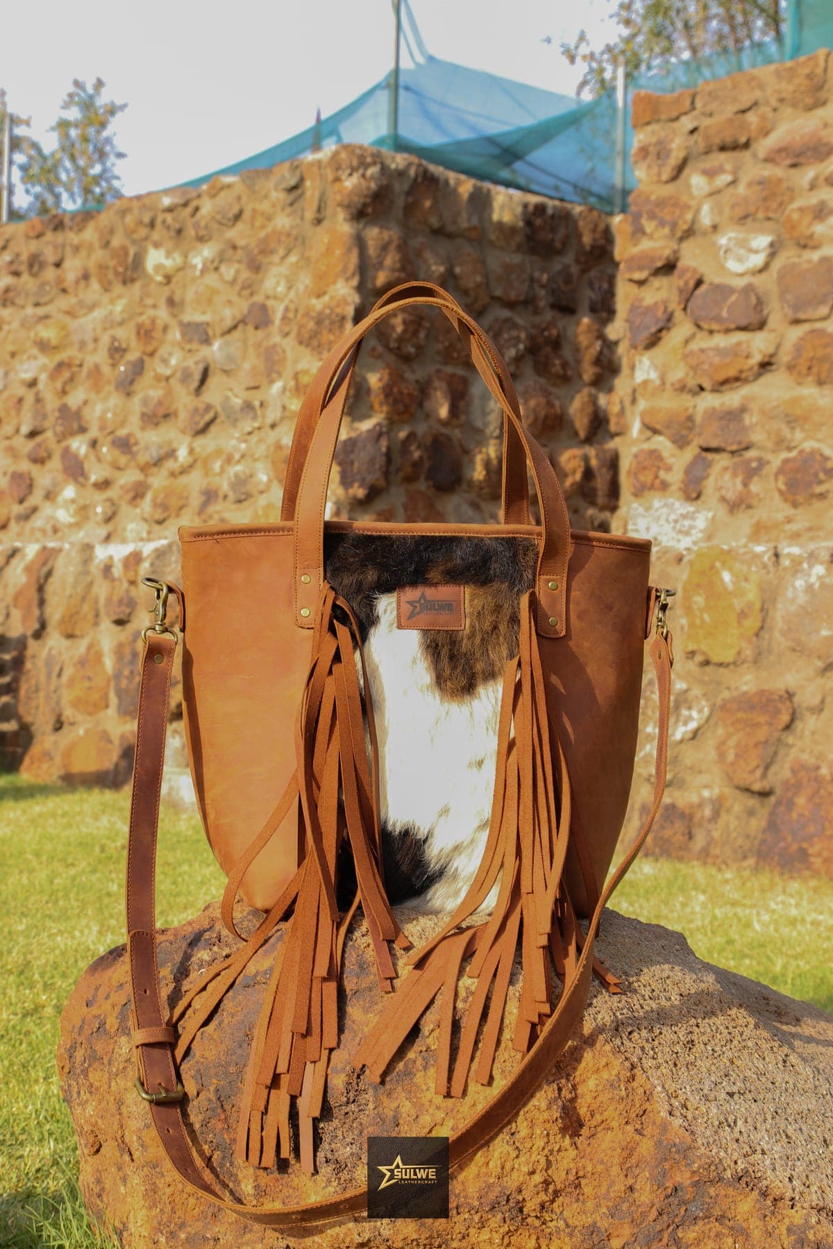 Nyadendi Shopper — genuine leather, Sulwe Leathercraft