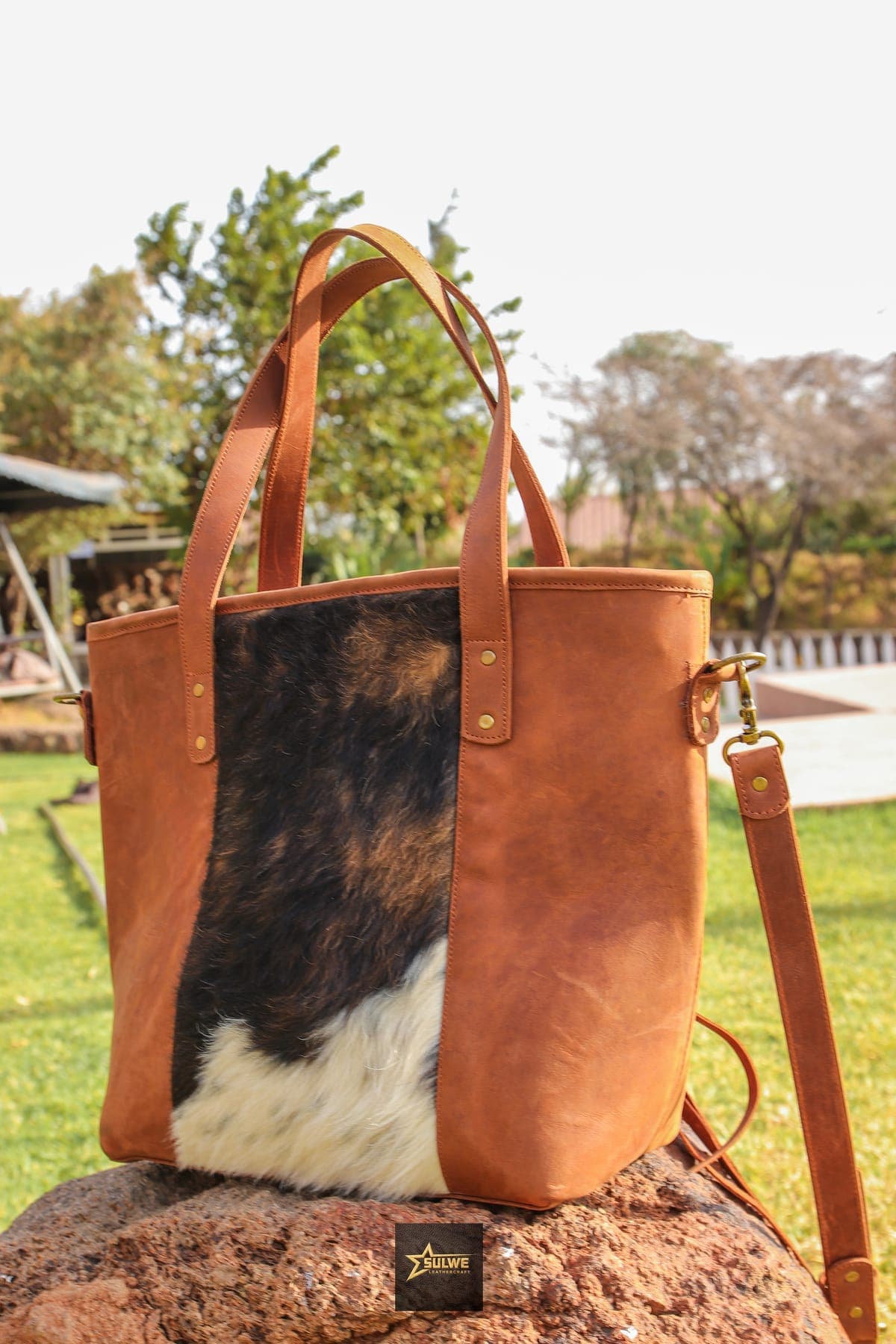 Nyadendi Shopper — genuine leather, Sulwe Leathercraft (view 4)
