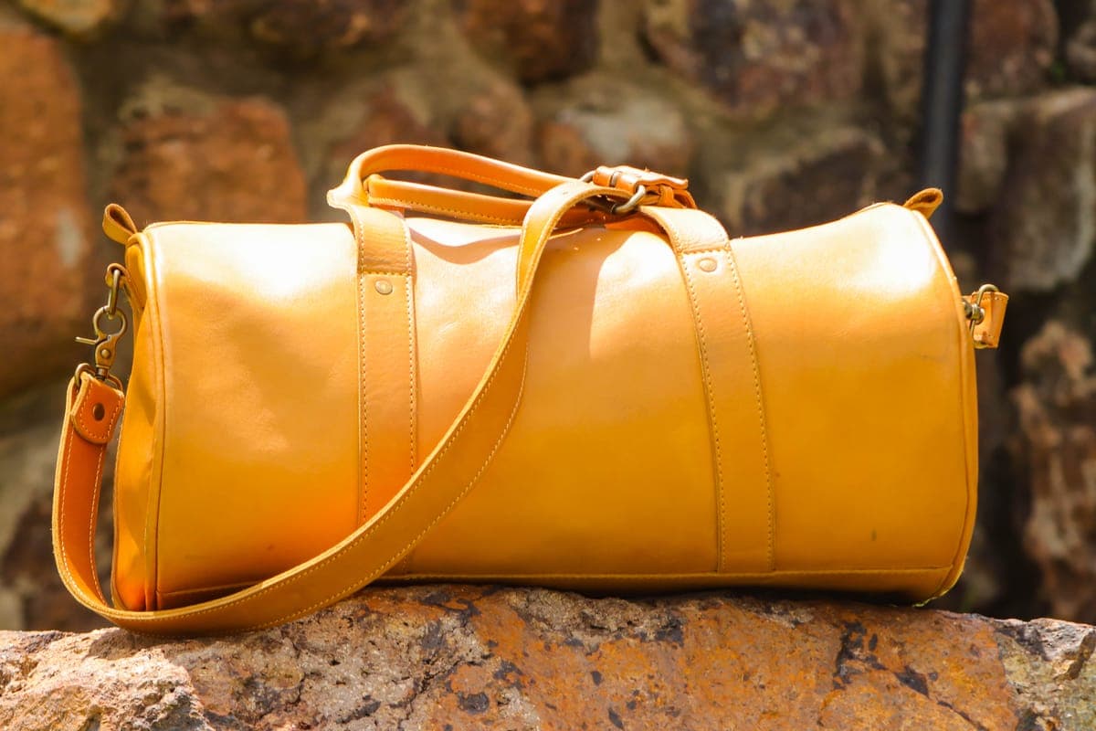 The Heritage Duffel — genuine leather, Sulwe Leathercraft (view 3)